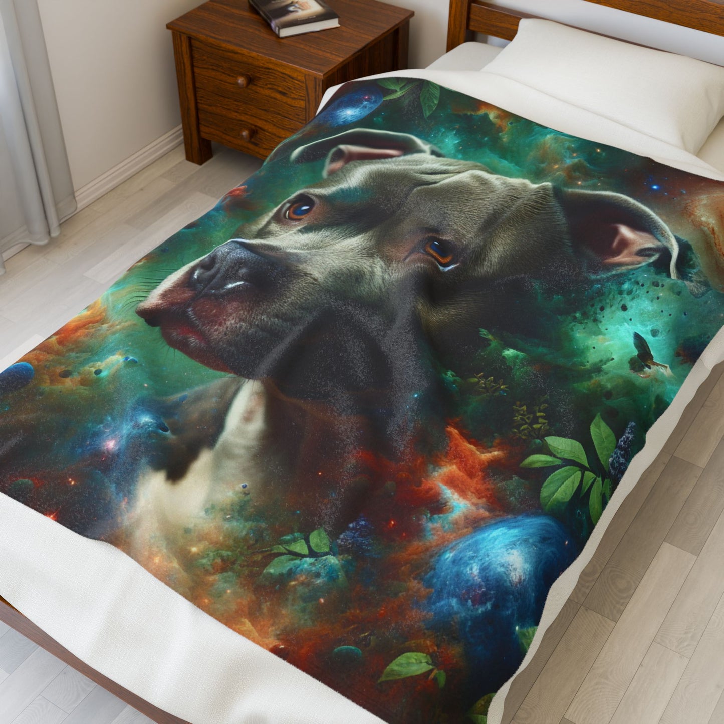 Canine Amongst the Stars- Plush Blanket