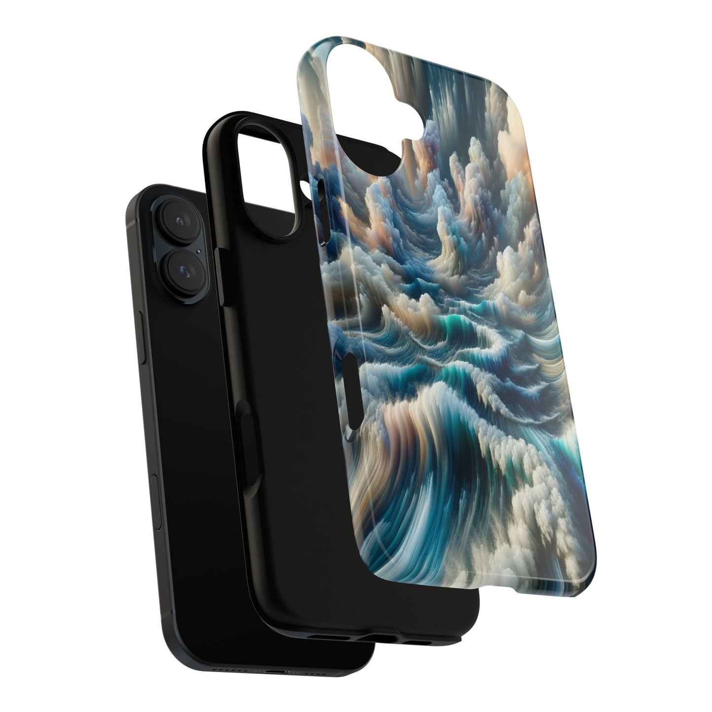 Waves of Clouded Light - Phone Case