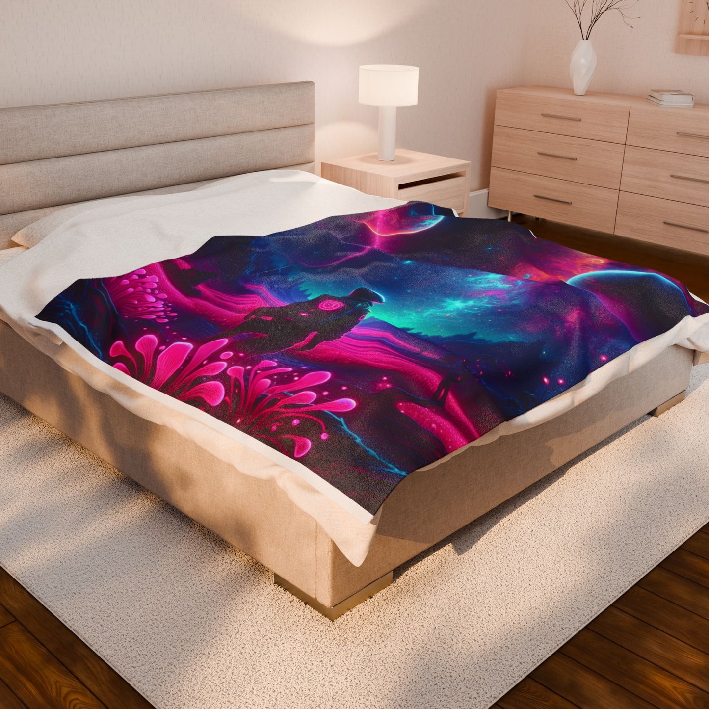 Exploration Beyond Boundaries - Plush Blanket