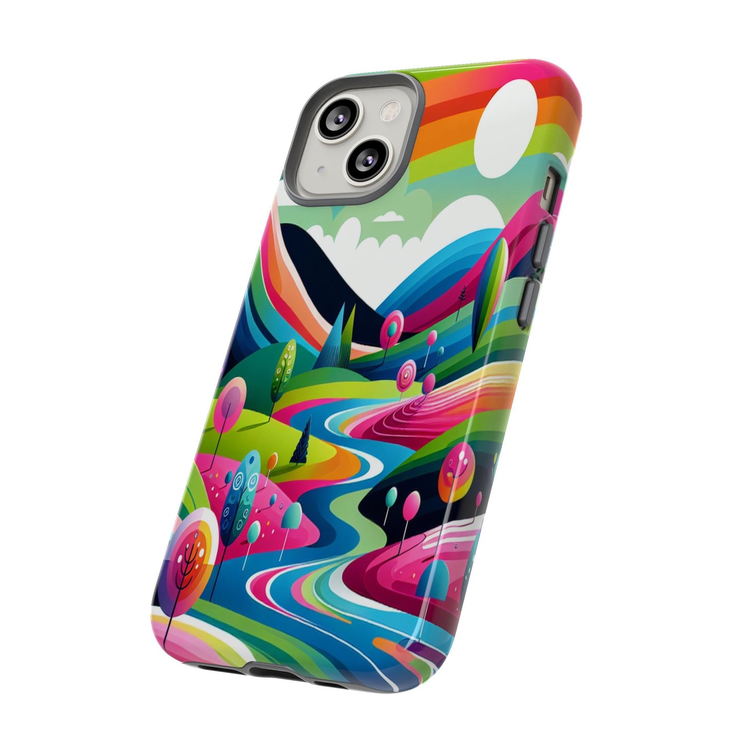 Colorful Landscape Journey - Phone Case