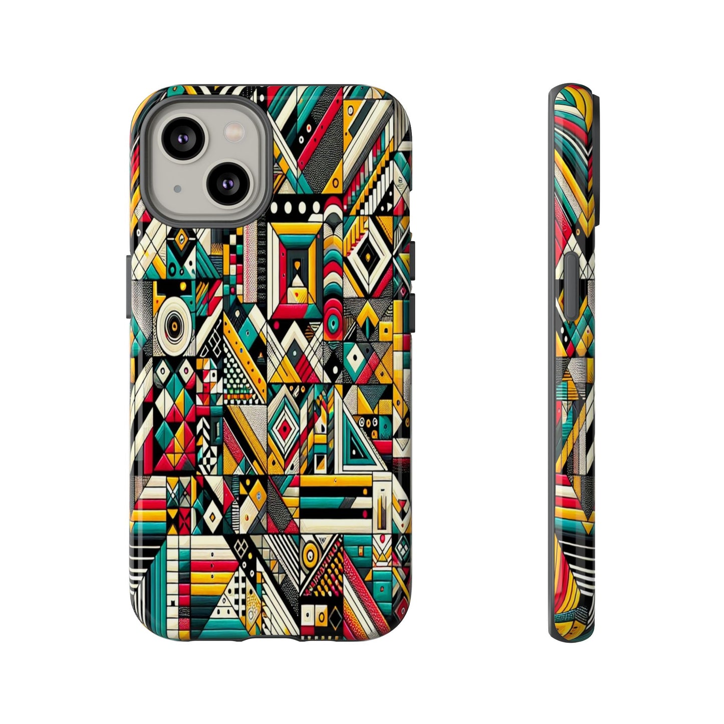 Custom ProtectiveGeometric KaleidoscopeIphone Case Compatible With Iphone 16 15 14 - Phone Cover