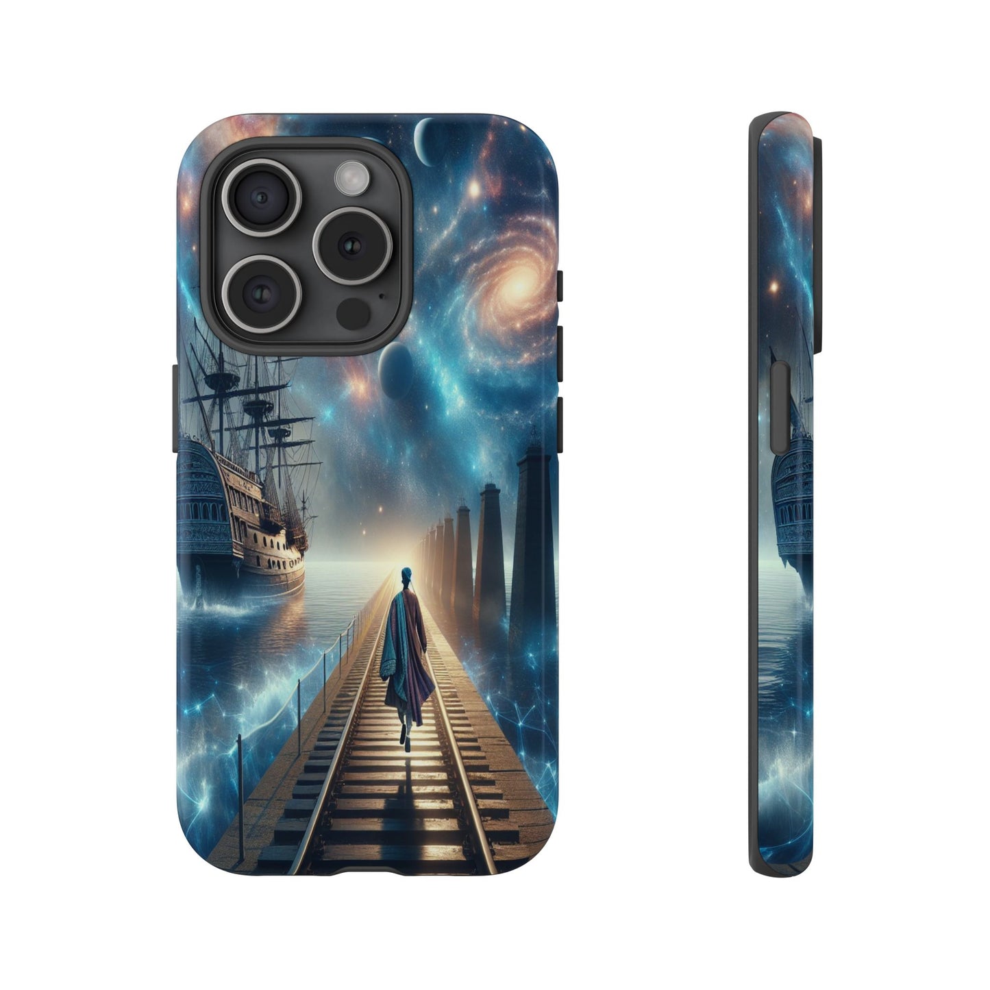 Protective Journey Through the Stars Iphone Case Compatible With Iphone 16 15 14 - Phone Cover