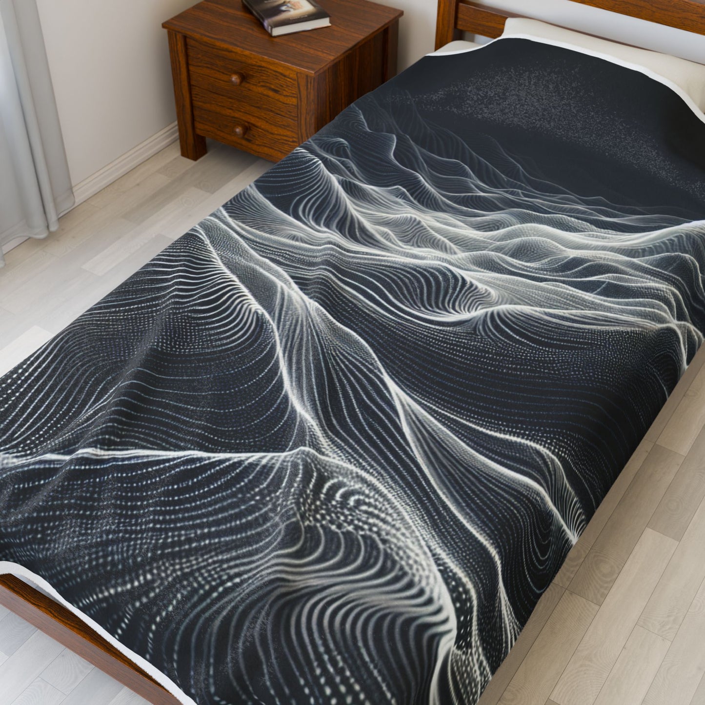 Waves of Infinity - Plush Blanket