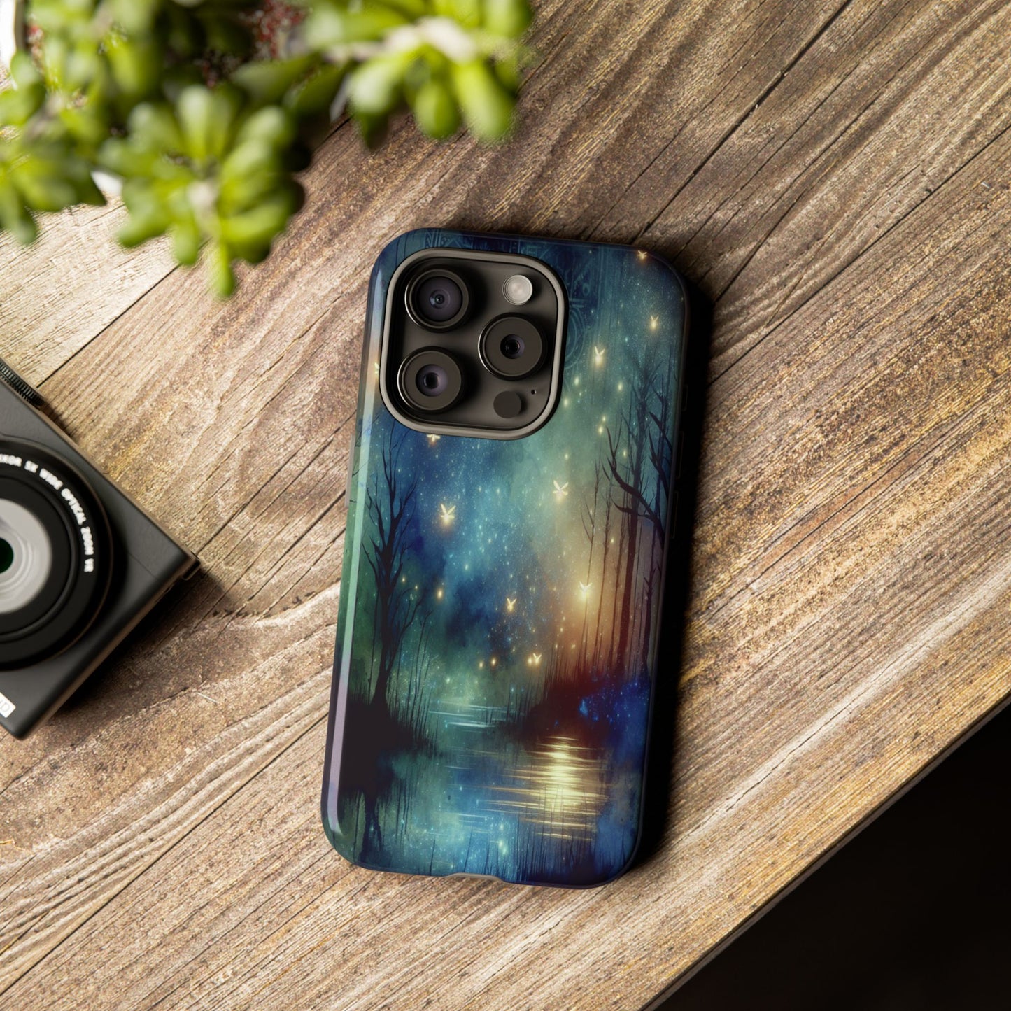 Starlit Fantasy Forest - Phone Case