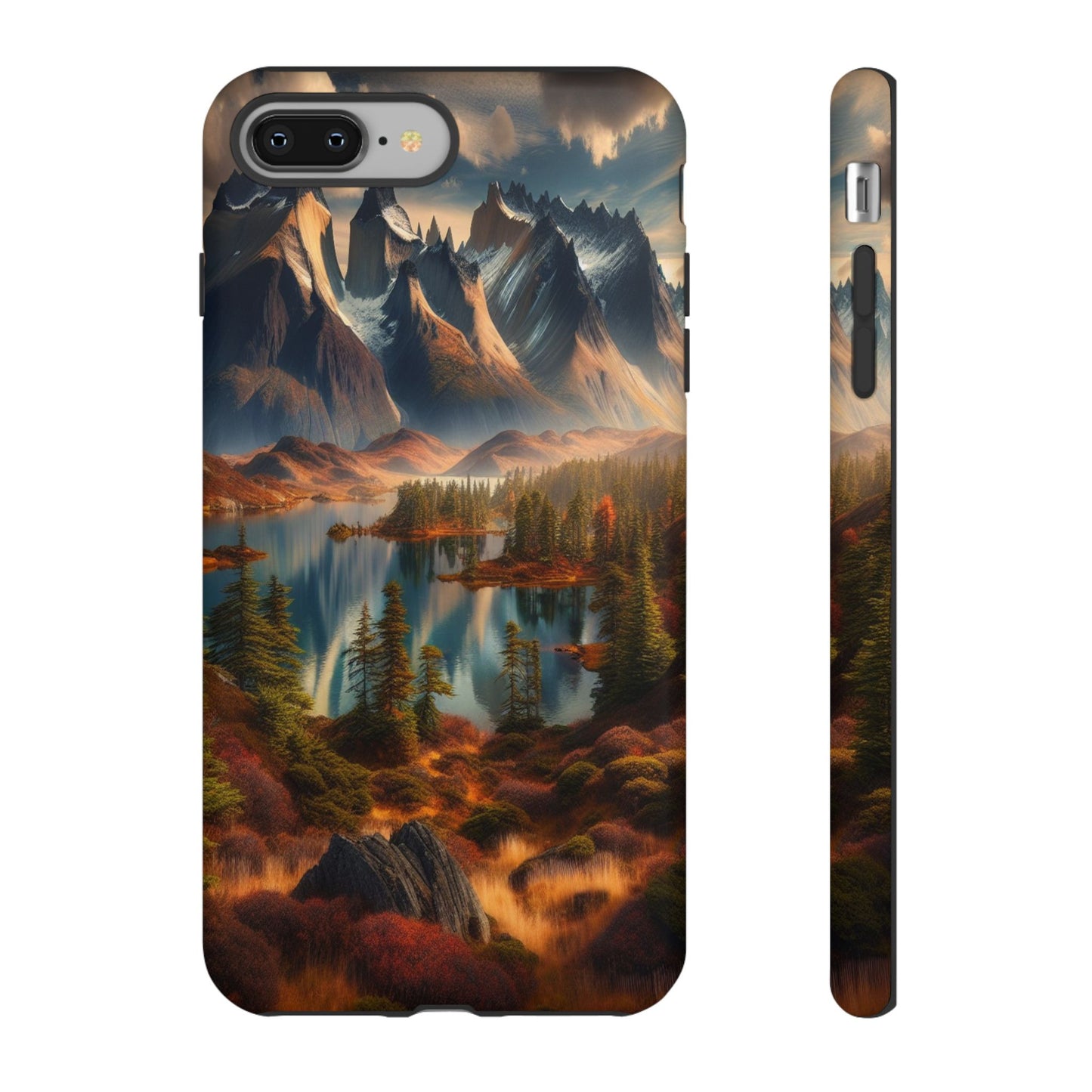 Custom ProtectiveMajestic Peaks and Tranquil WatersIphone Case Compatible With Iphone 16 15 14 - Phone Cover