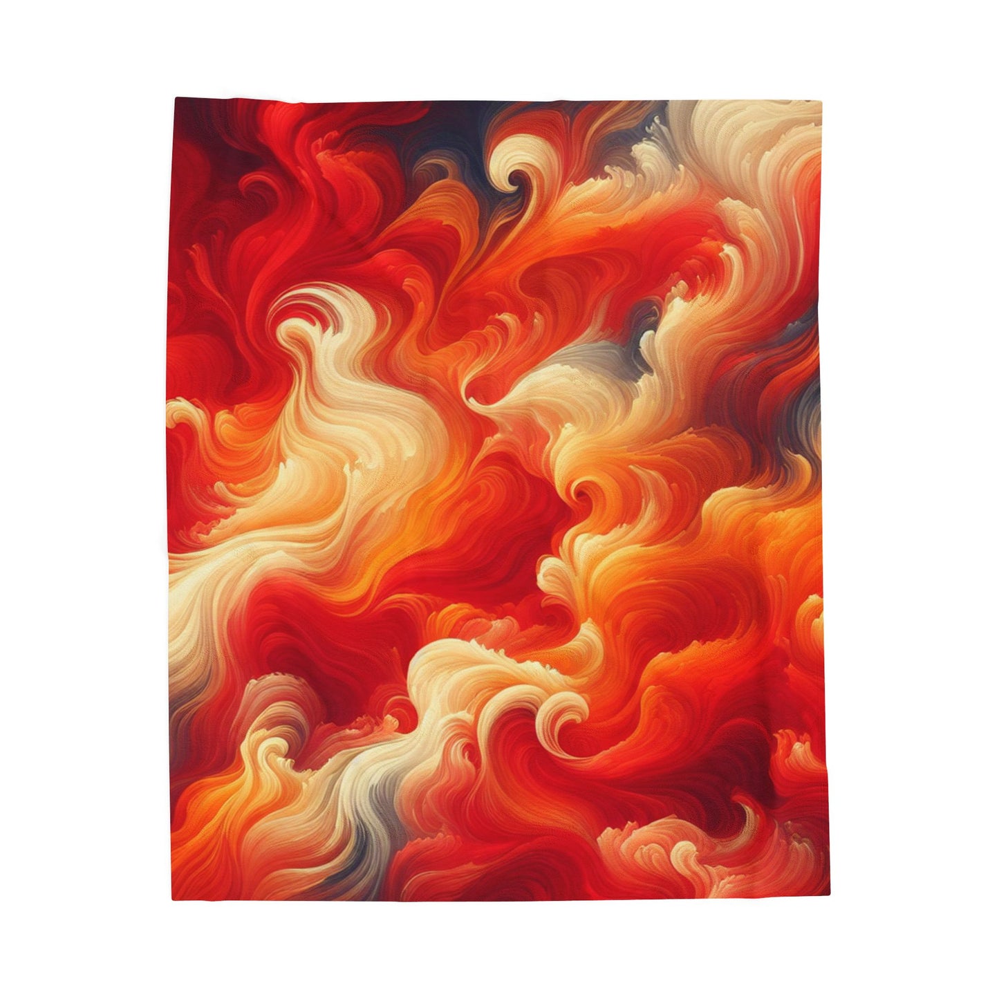 Fiery Currents - Plush Blanket
