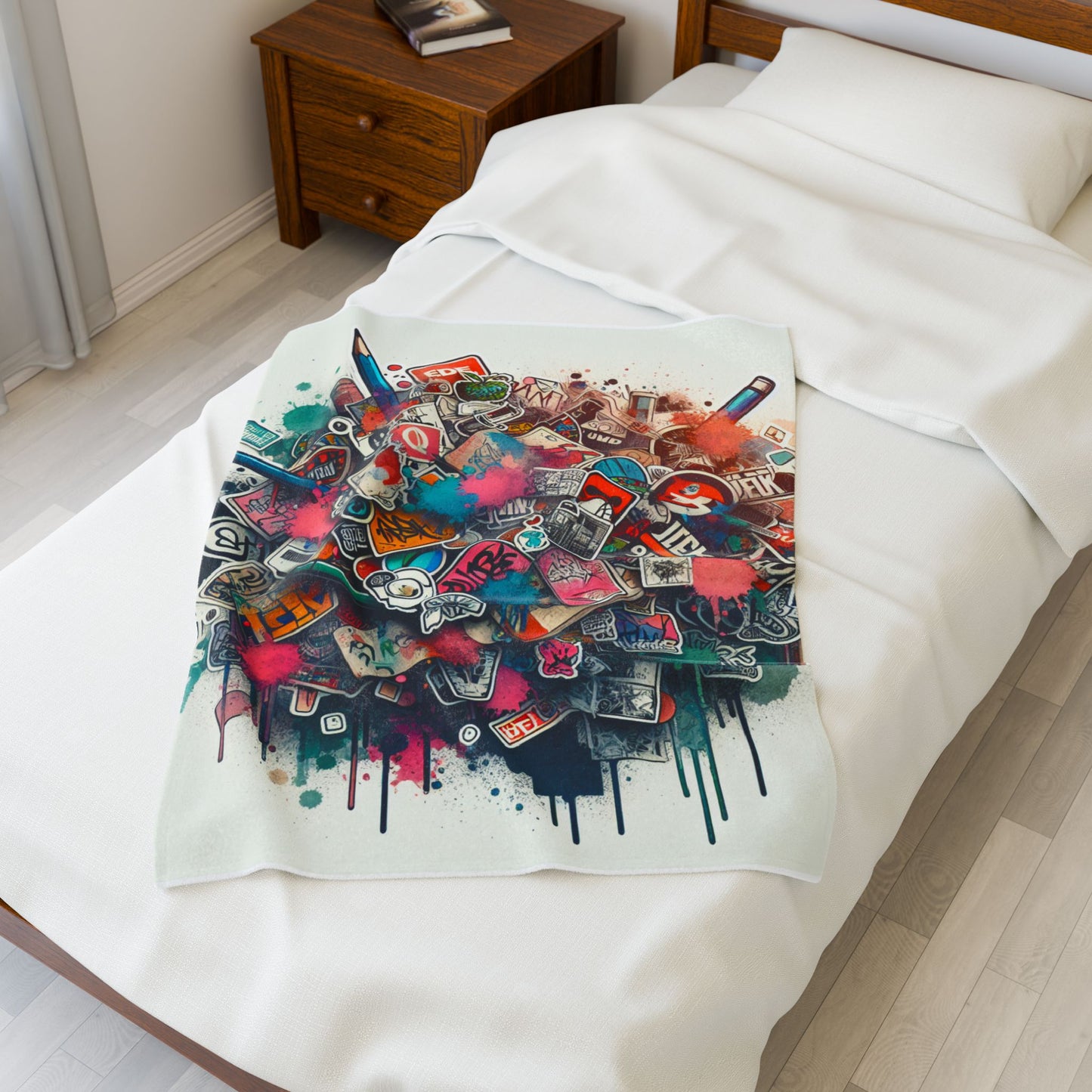 Melody of Expressions - Plush Blanket