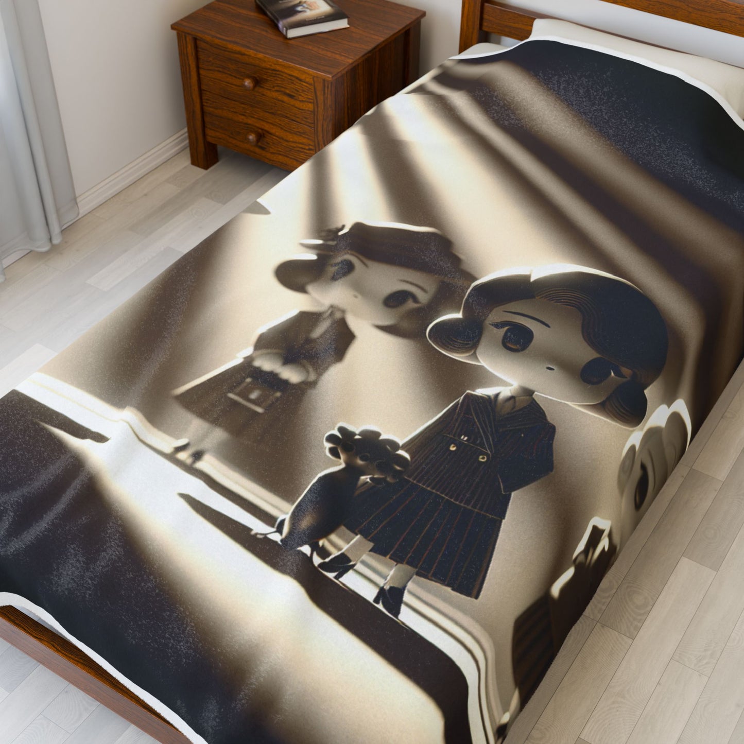 Mystery and Shadows - Plush Blanket