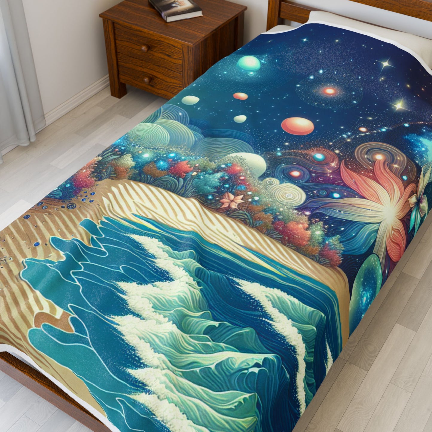 Oceanic Dreamscape - Plush Blanket
