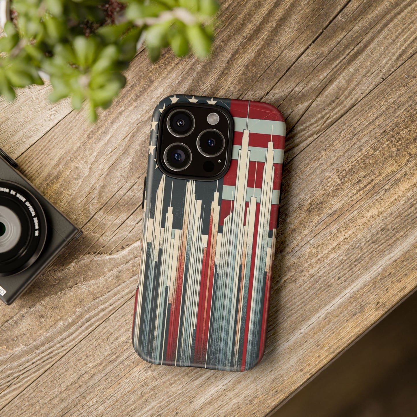 Skyline and Stars Unite - Phone Case