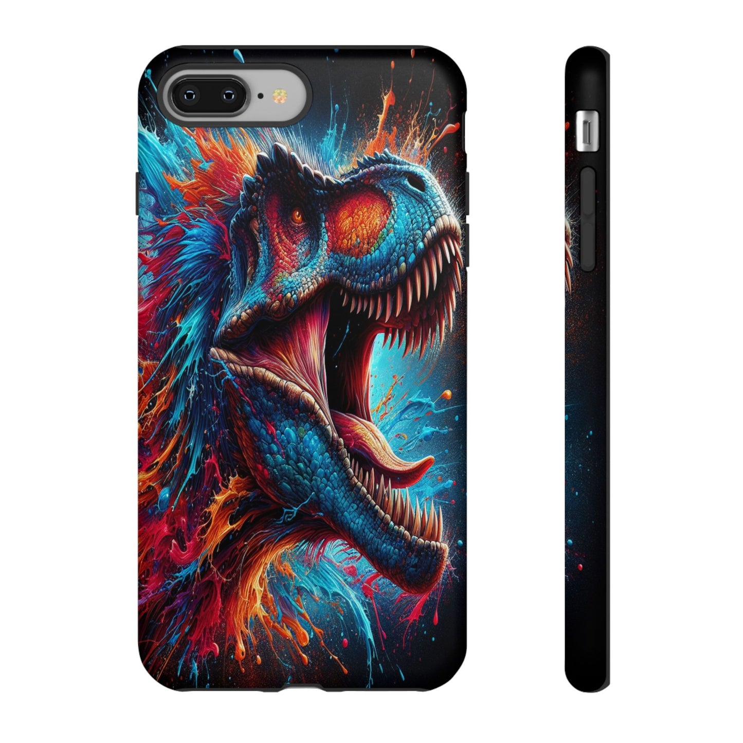 Colorburst Dinosaur Roar - Phone Case
