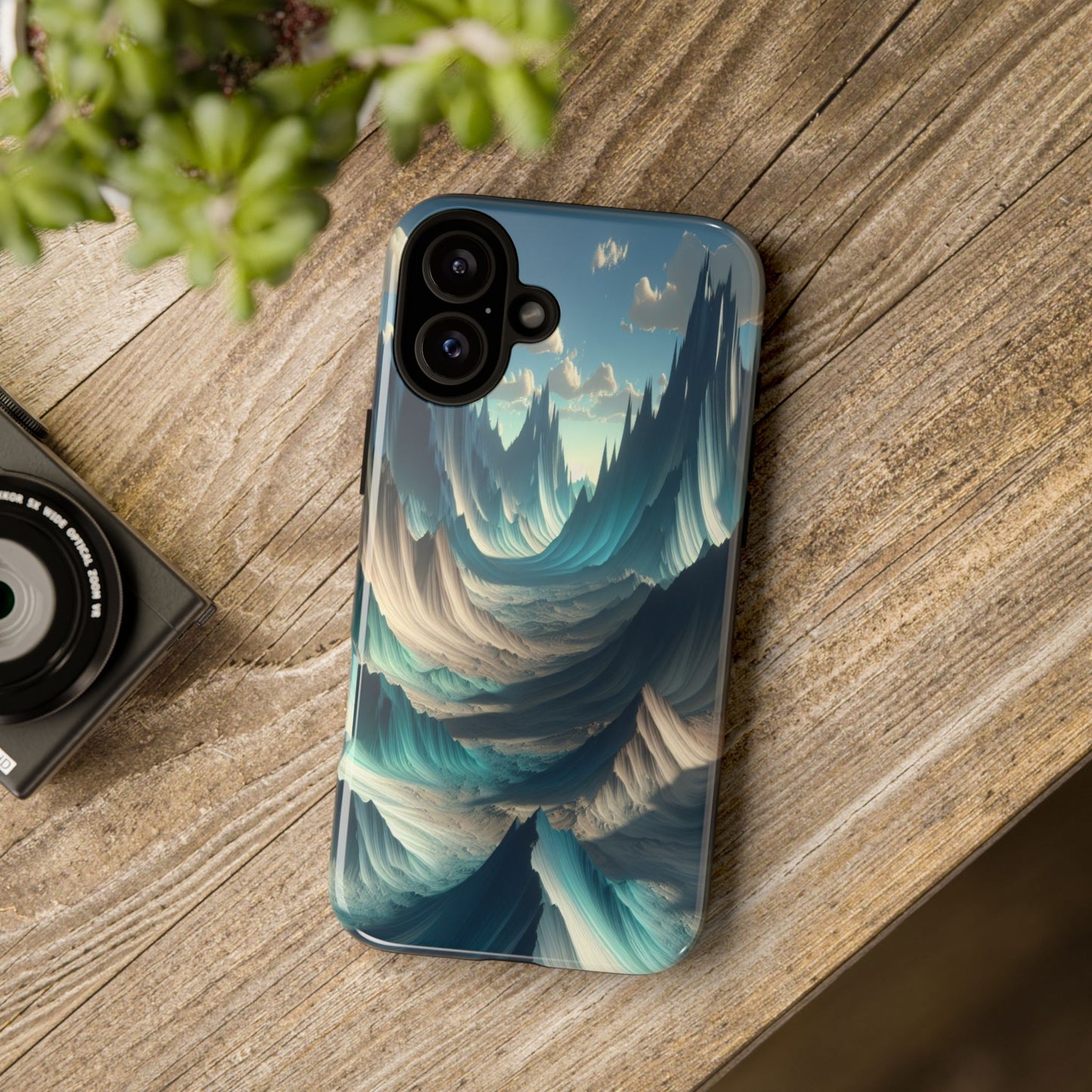 Whispering Peaks of Imagination - Phone Case
