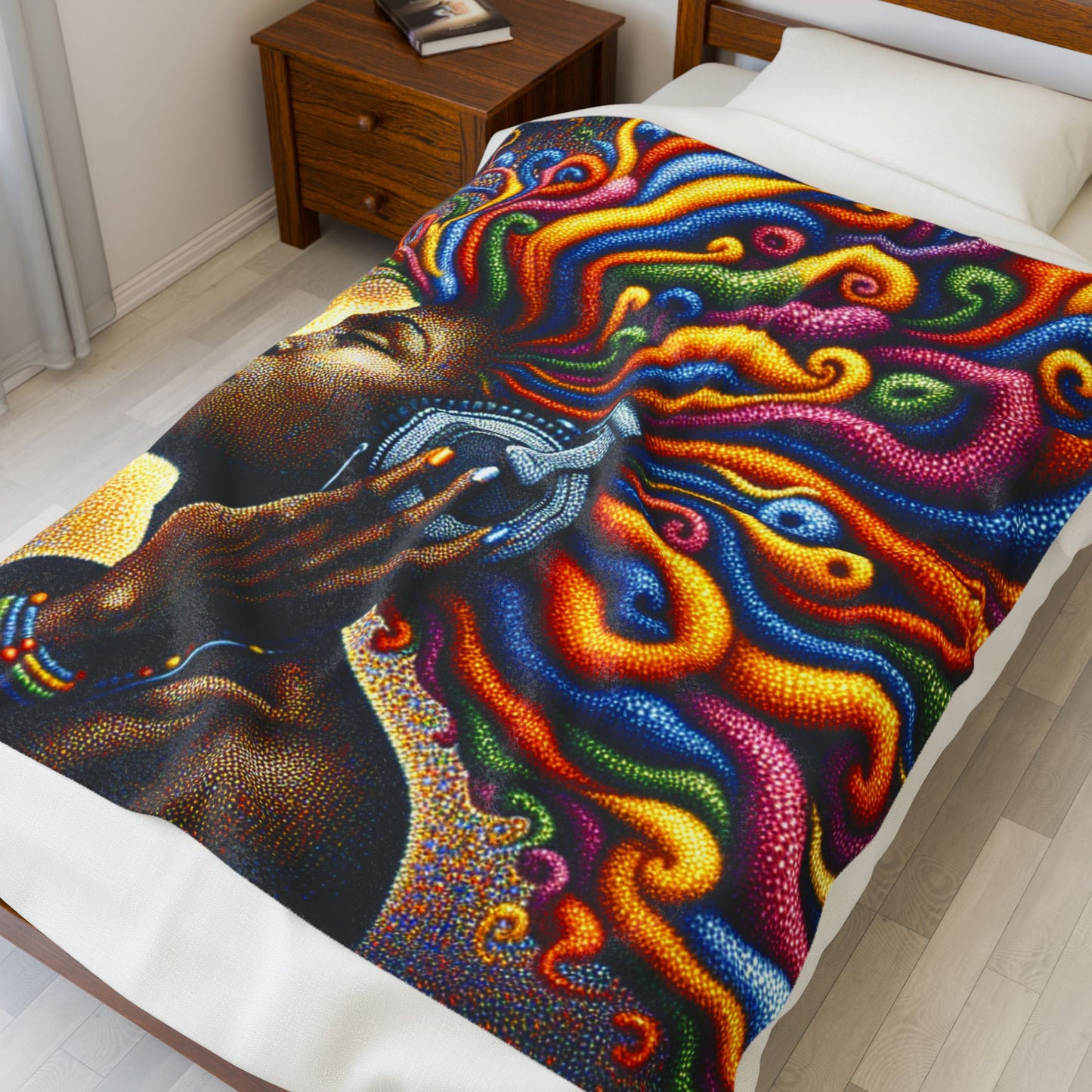Harmony of Sound and Spirit - Plush Blanket