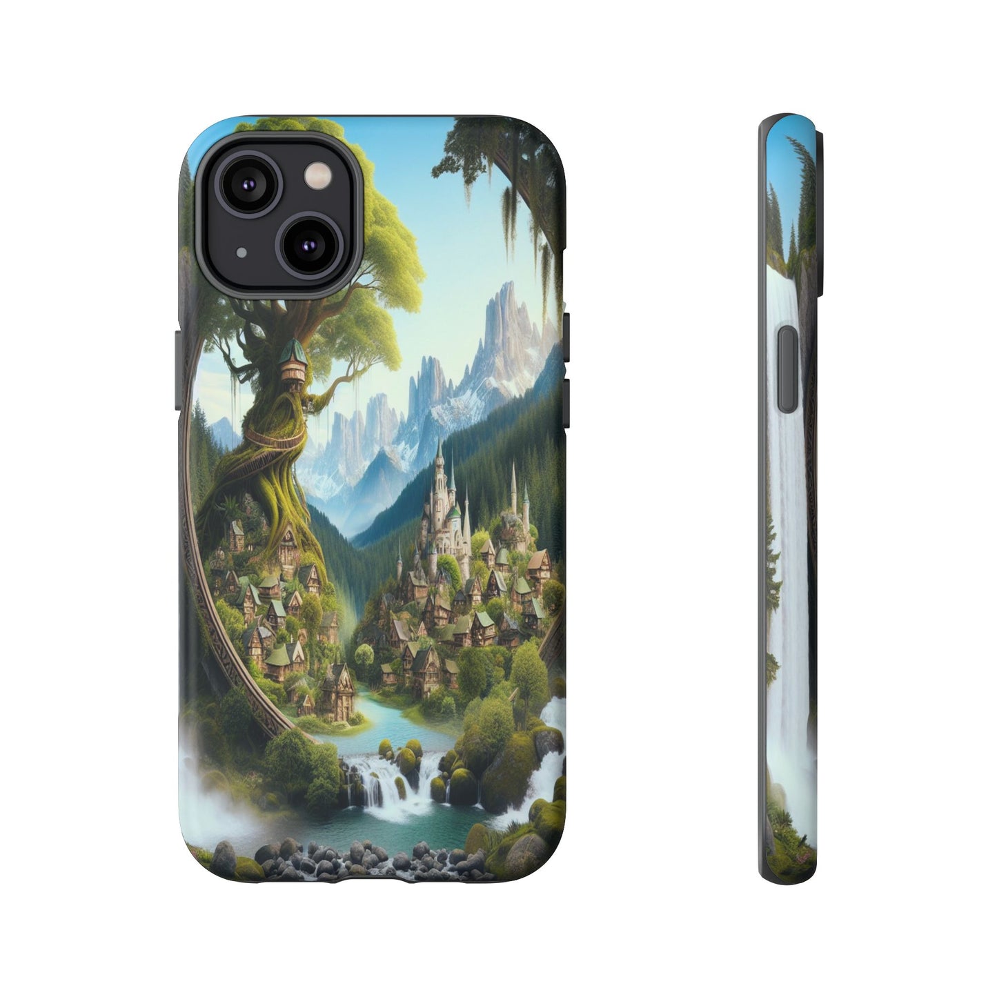 Protective Whimsical Village Retreat Iphone Case Compatible With Iphone 16 15 14 - Phone Cover