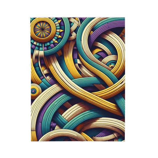 Interwoven Tapestry - Plush Blanket