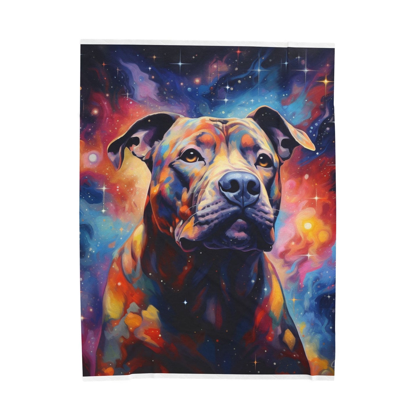 Canine Amidst the Stars- Plush Blanket