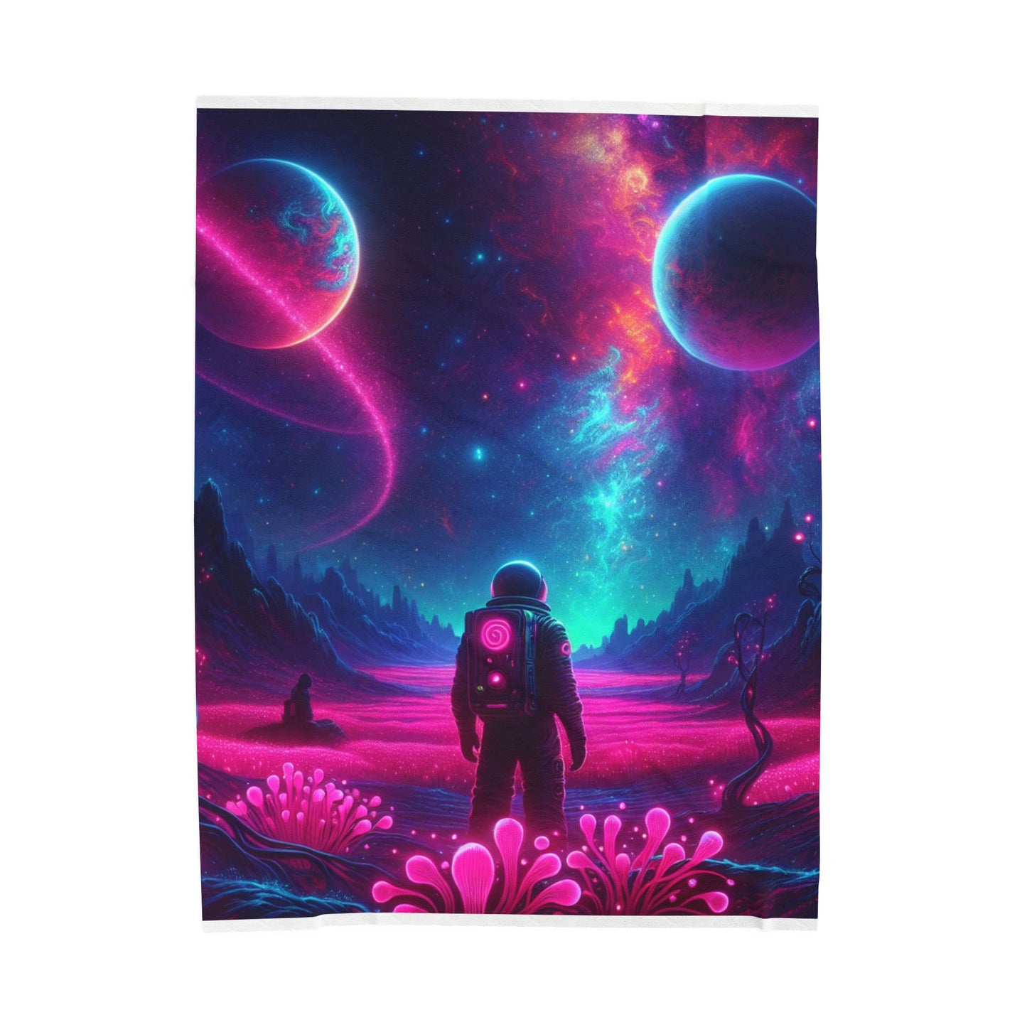 Exploration Beyond Boundaries - Plush Blanket