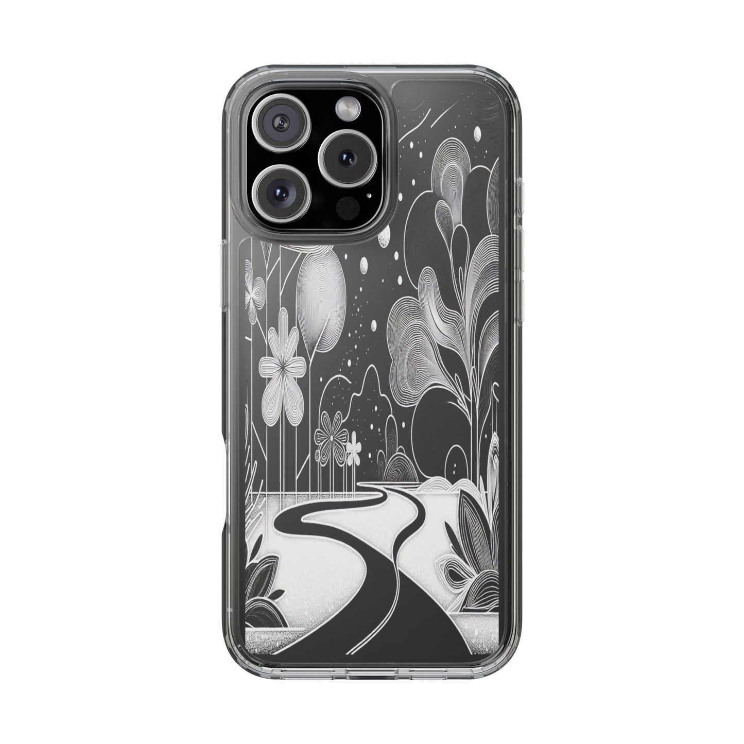 Transparent Pathway to Imagination Iphone Case Compatible With Iphone 16 15 14 - Clear Phone Cover