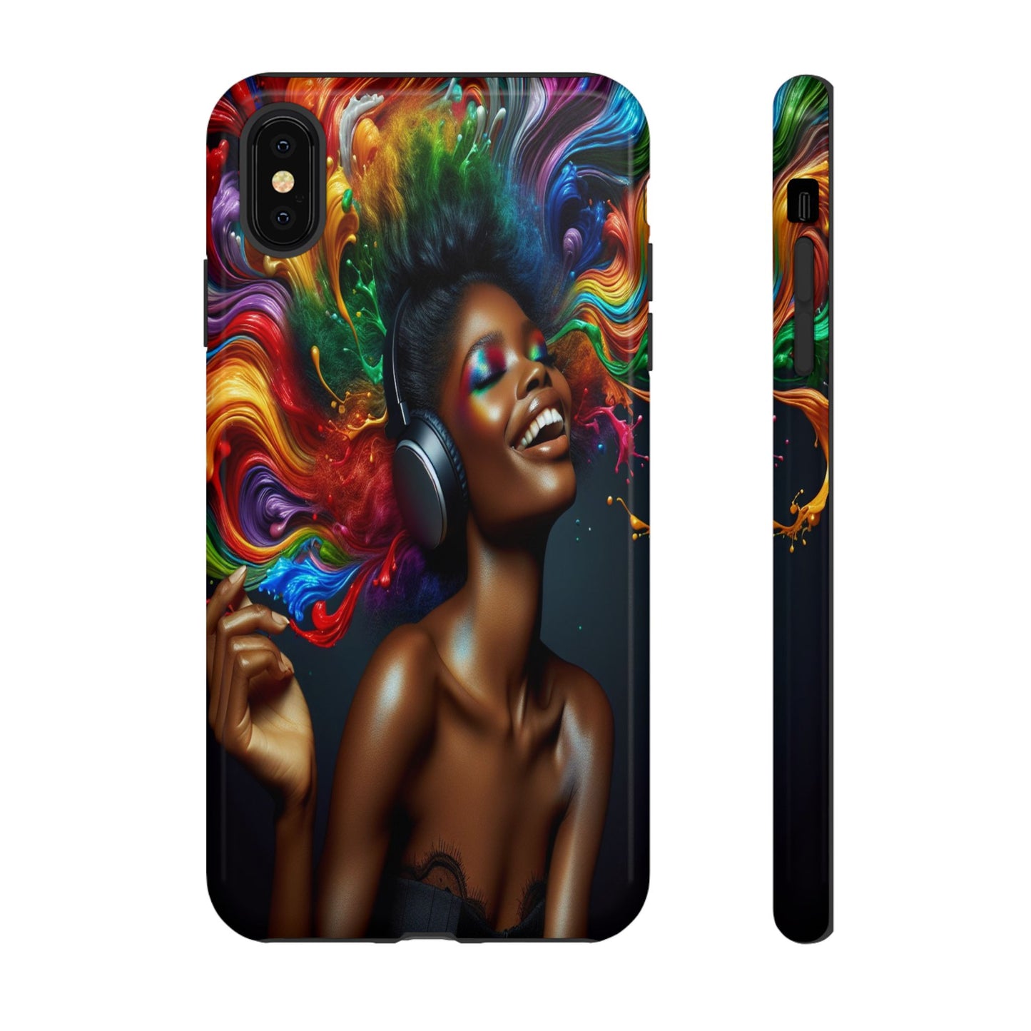 Protective Colorful Rhythms Iphone Case Compatible With Iphone 16 15 14 - Phone Cover