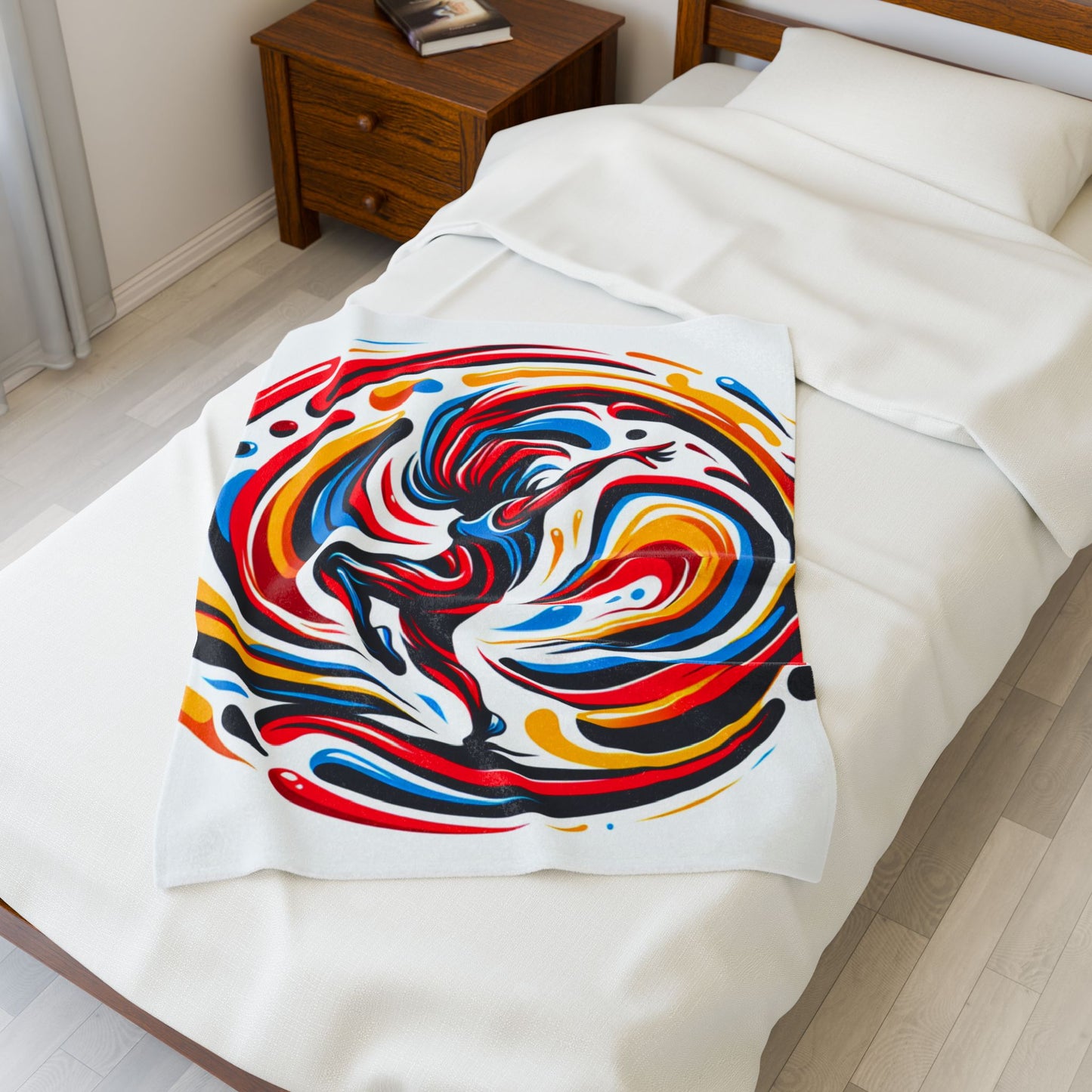 Energetic Movement - Plush Blanket