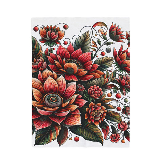 Nature's Palette - Plush Blanket