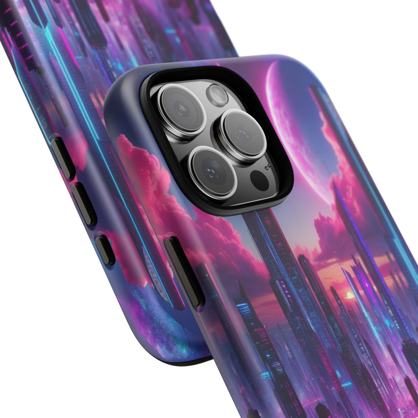 Futuristic Skyline Fantasy - Phone Case