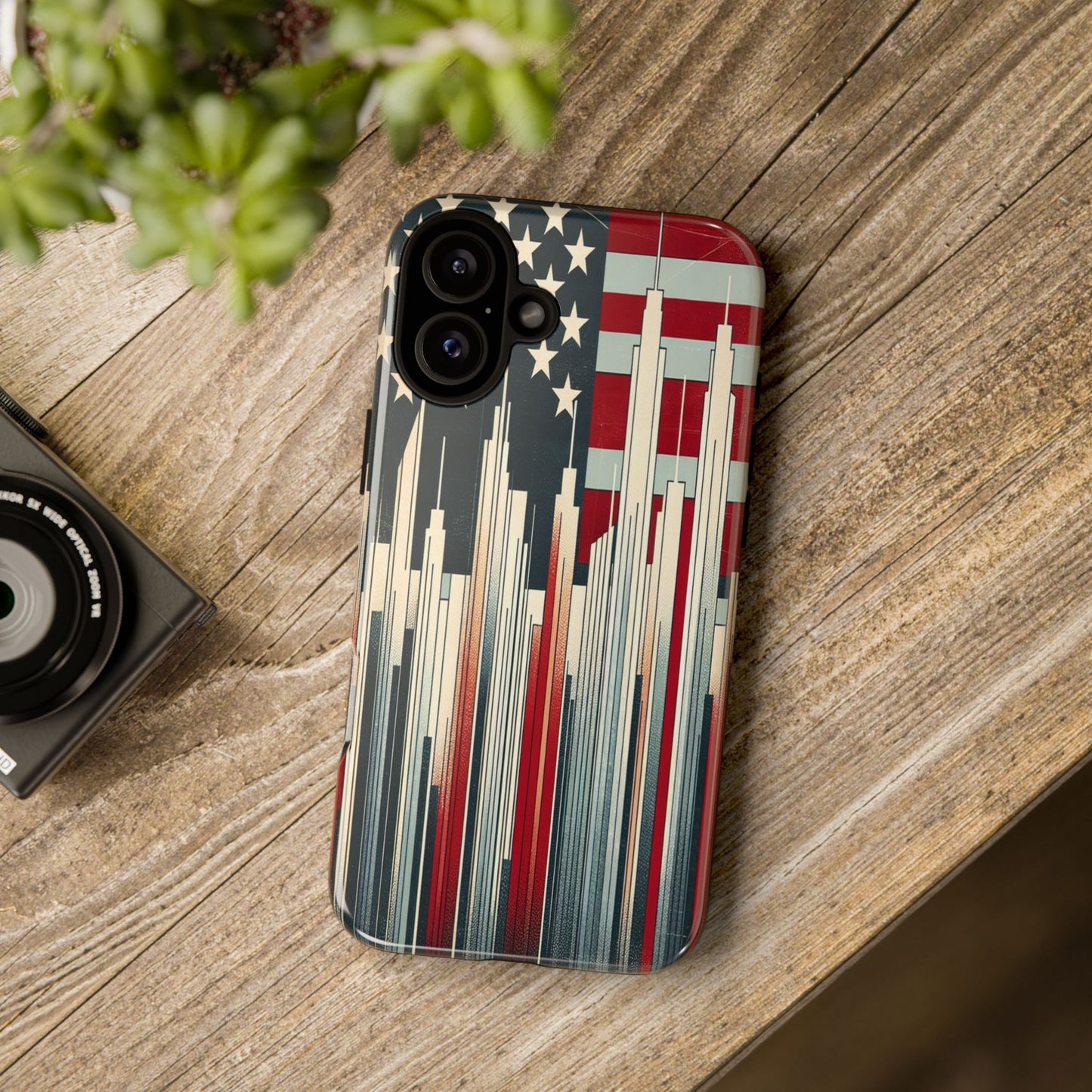 Skyline and Stars Unite - Phone Case