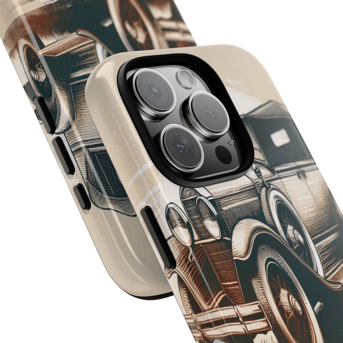 Vintage Wheels in Motion - Phone Case