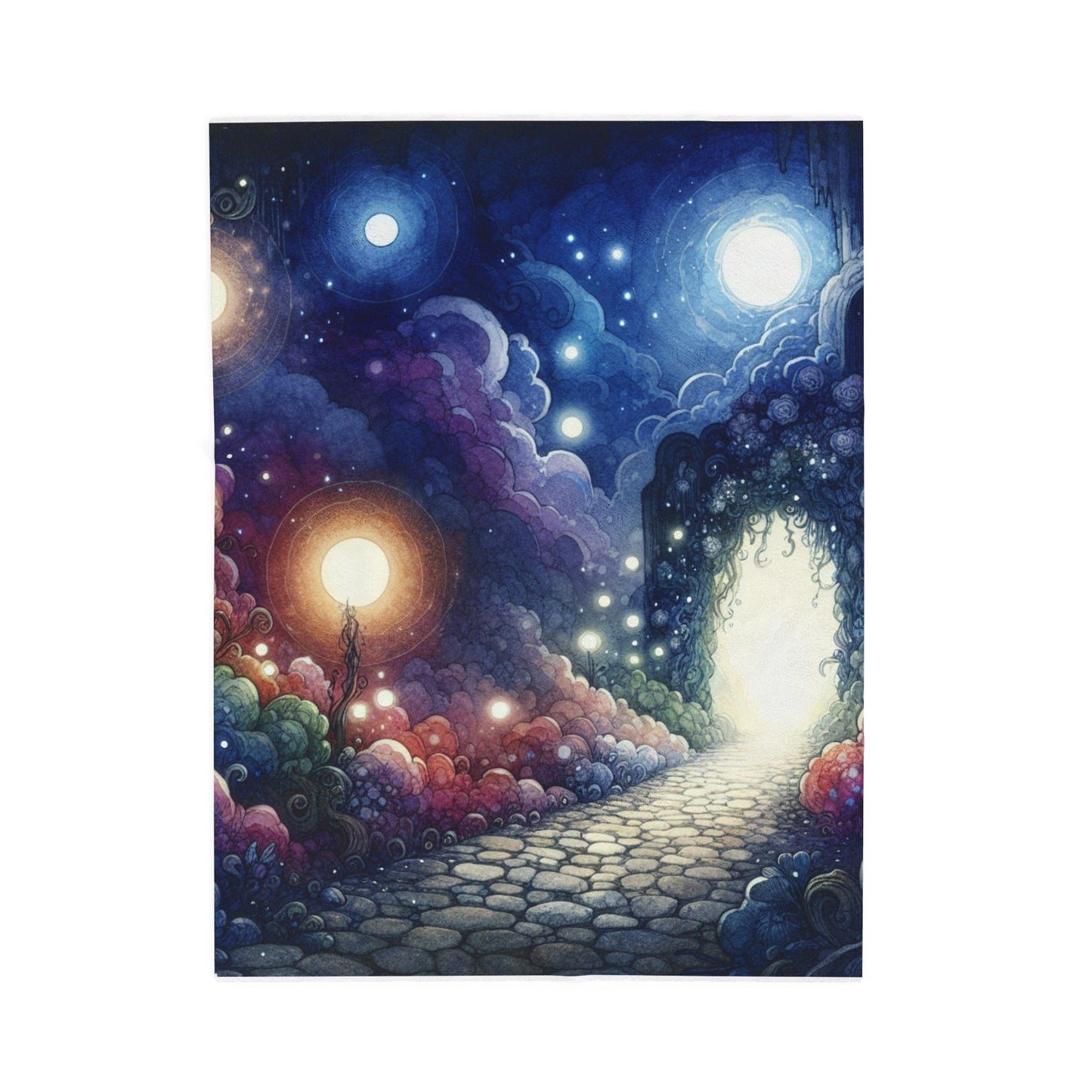 Celestial Pathway - Plush Blanket