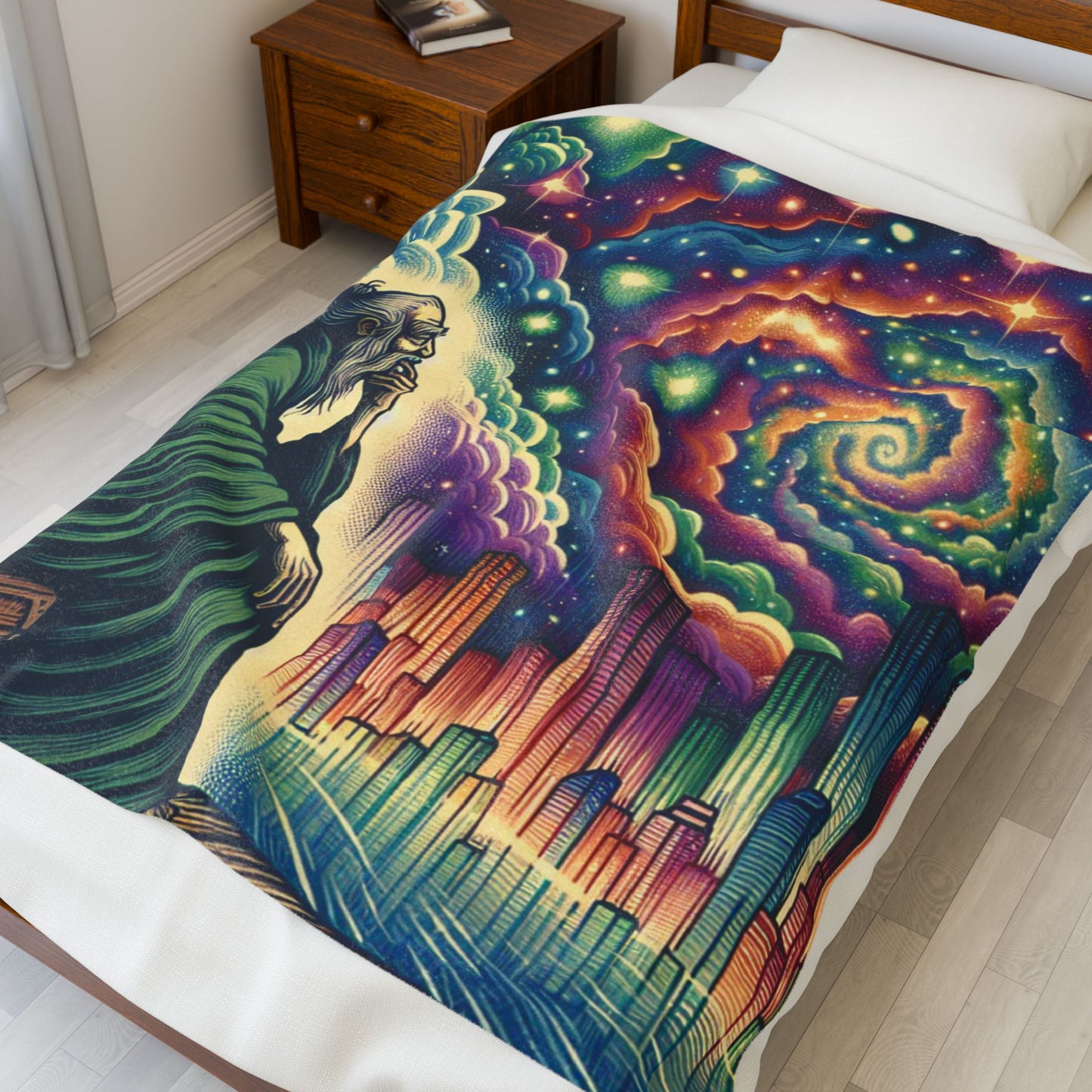 Galactic Musings of a Traveler - Plush Blanket