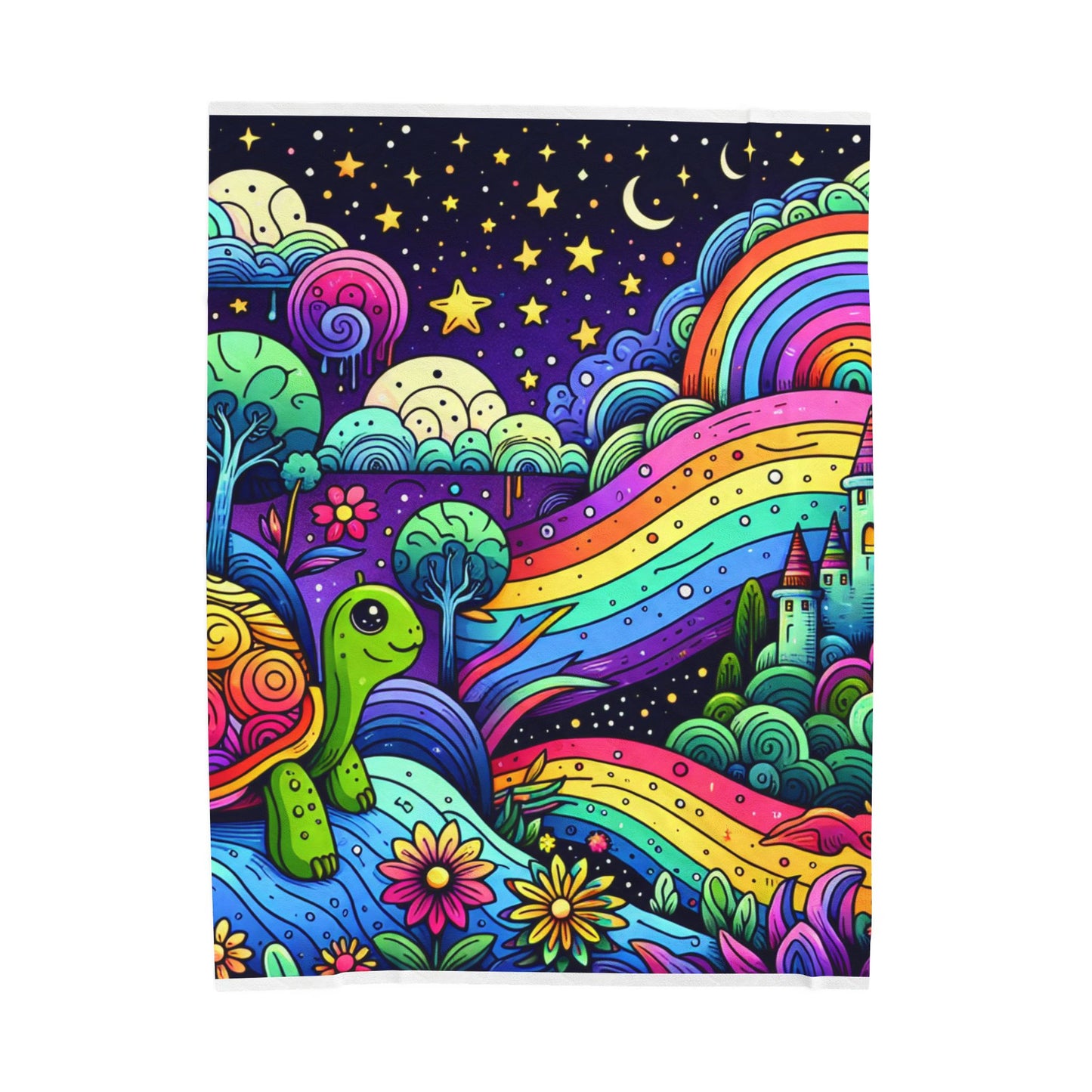 Rainbow Journey Tale - Plush Blanket