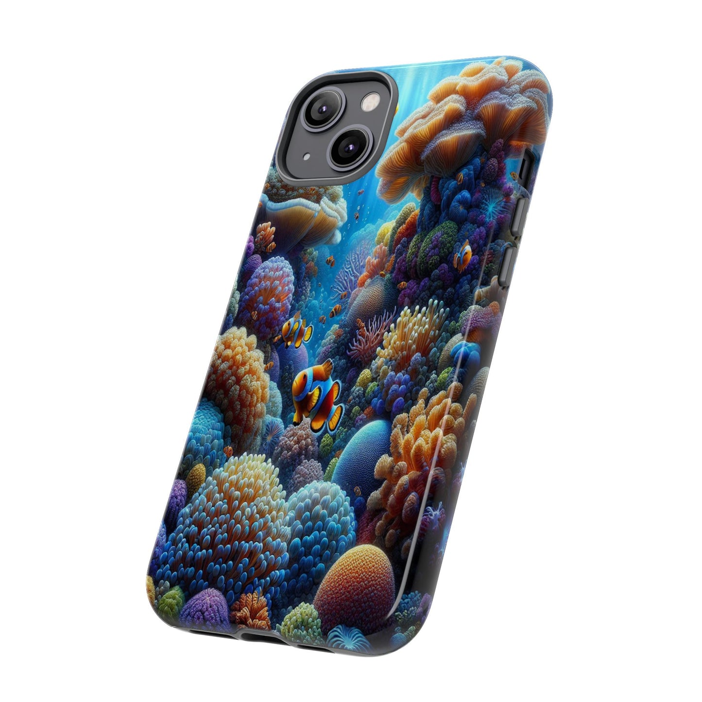 Custom ProtectiveUnderwater Paradise Alive with ColorIphone Case Compatible With Iphone 16 15 14 - Phone Cover