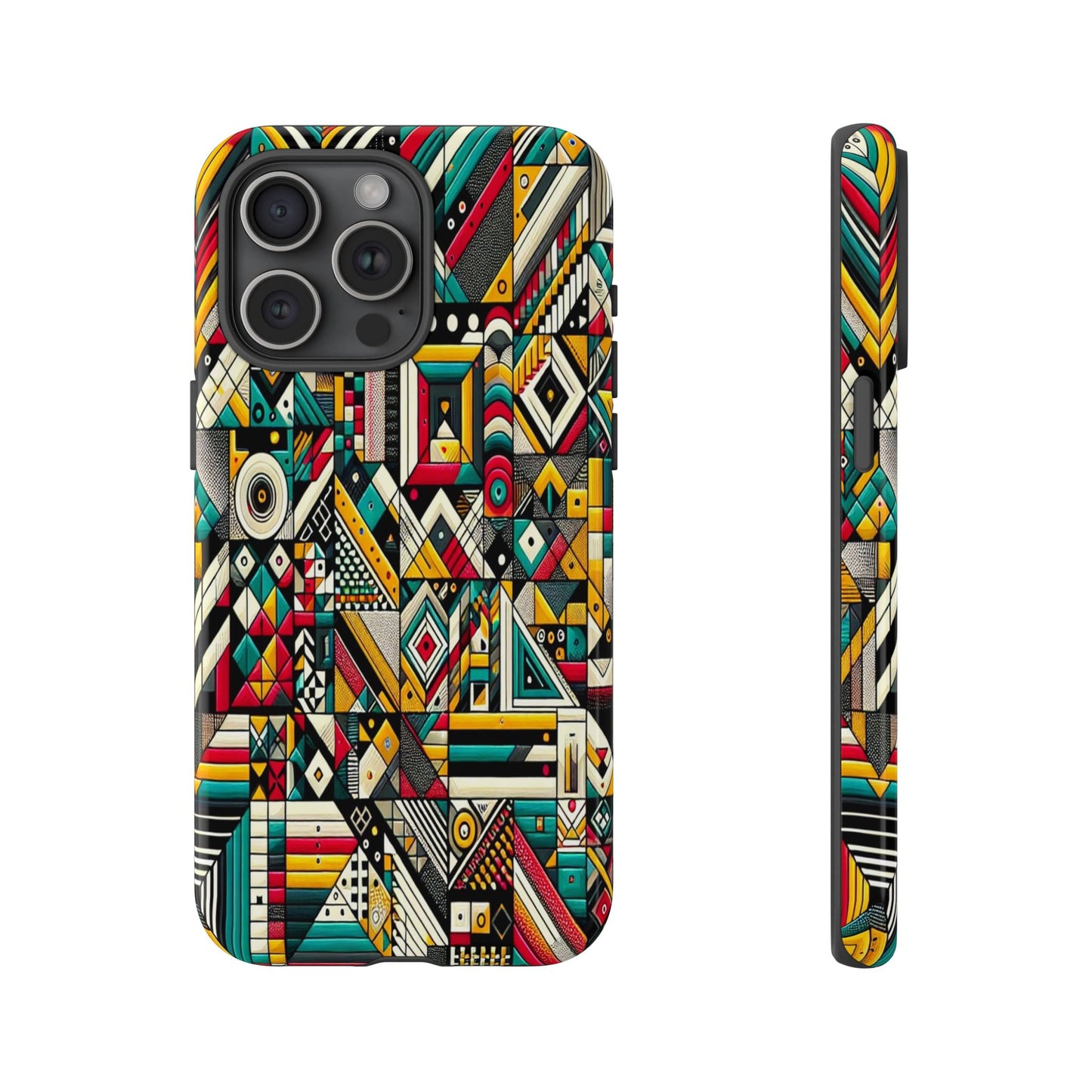 Custom ProtectiveGeometric KaleidoscopeIphone Case Compatible With Iphone 16 15 14 - Phone Cover