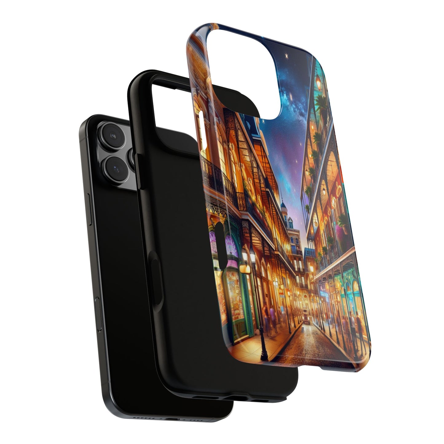 Starlit Street in the City - Phone Case