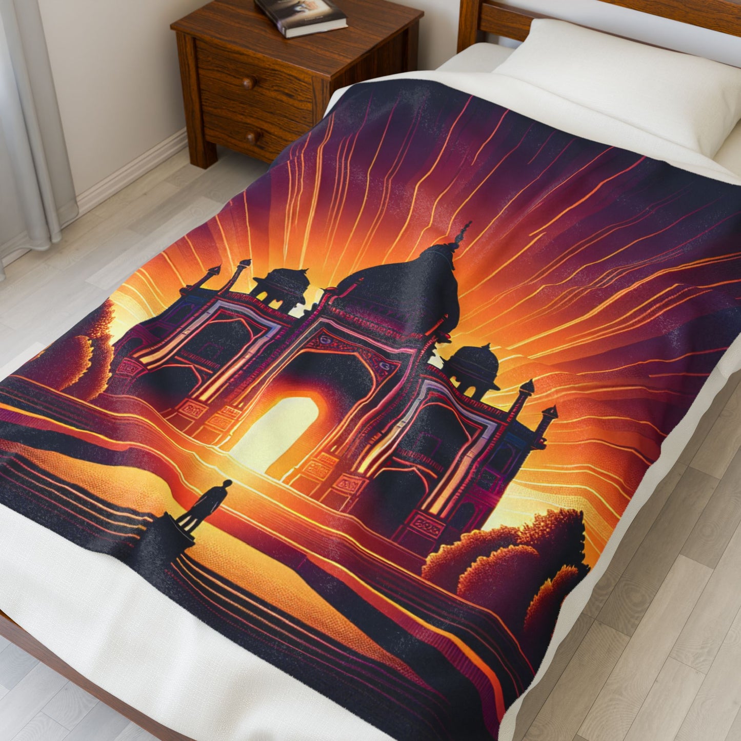 Radiance of the Grand Structure - Plush Blanket
