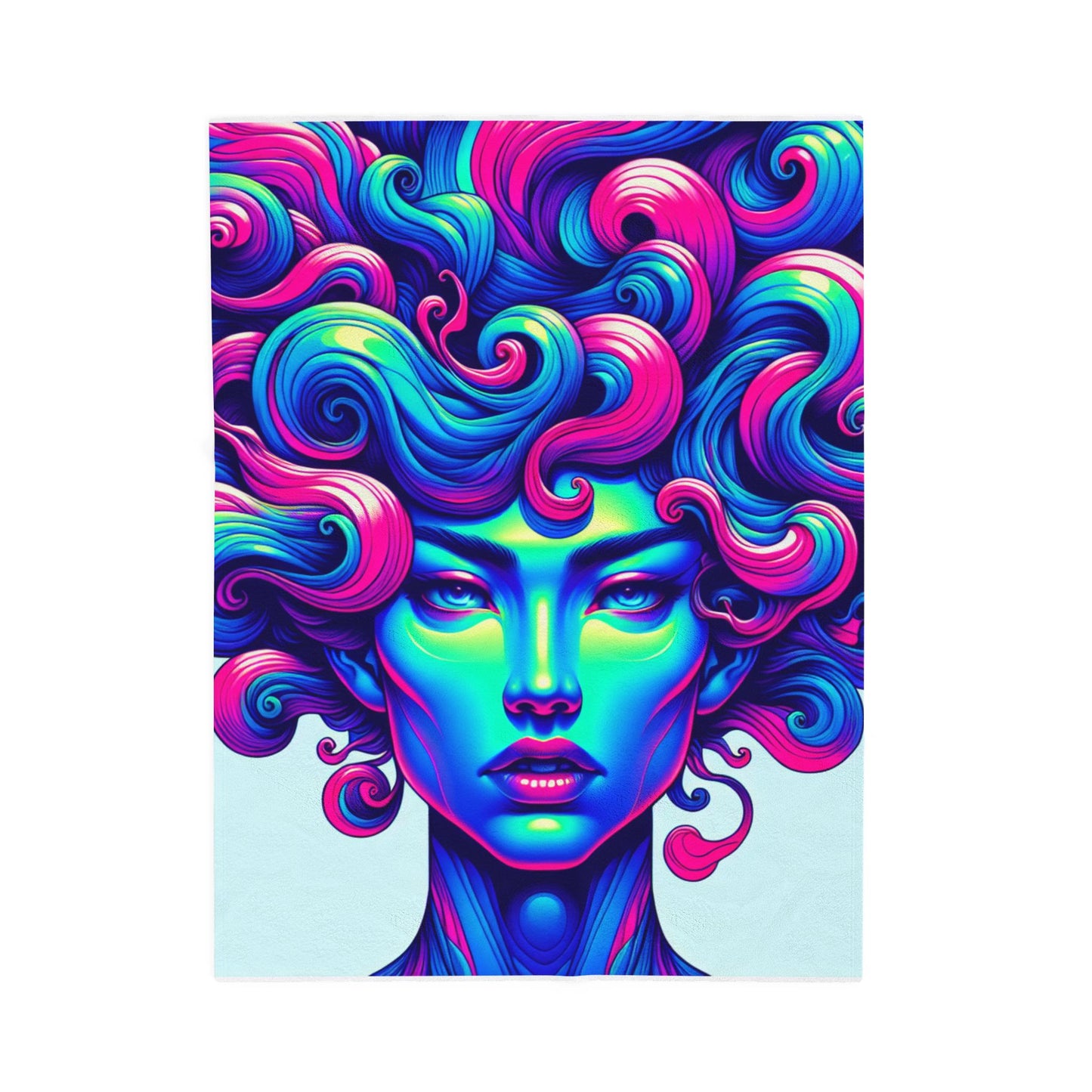 Enigmatic Expression - Plush Blanket