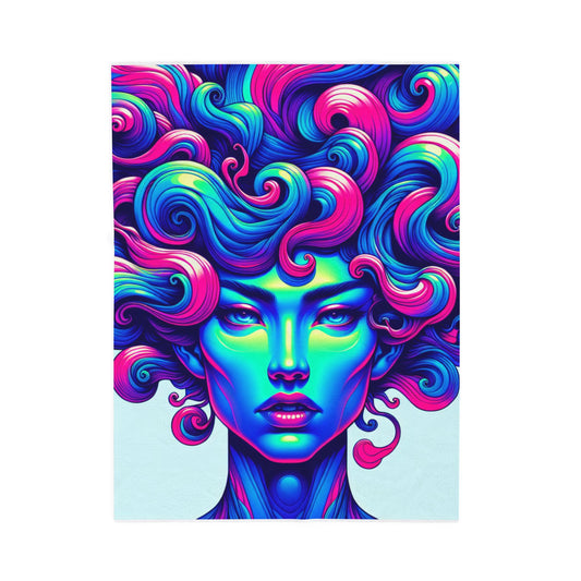 Enigmatic Expression - Plush Blanket