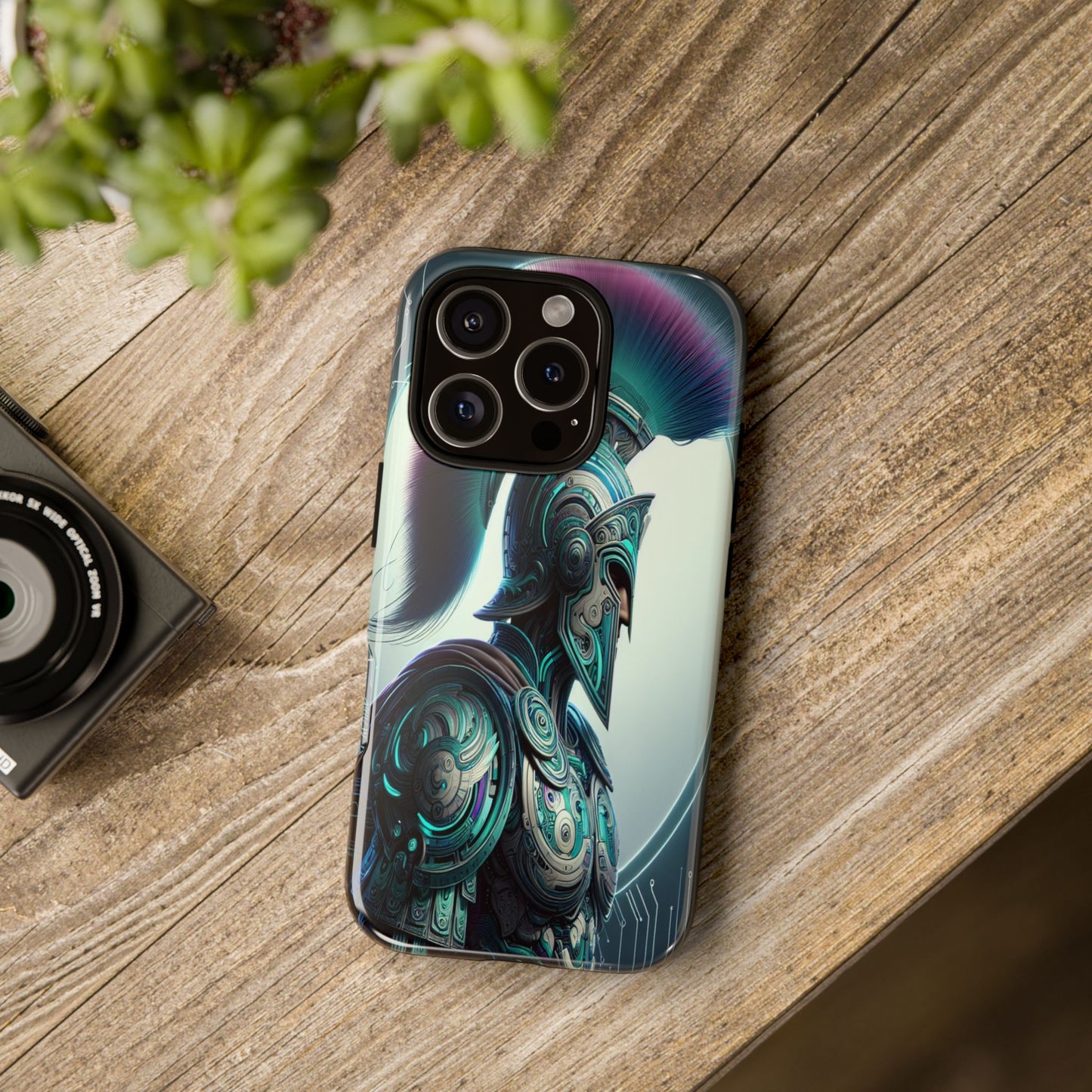 Custom ProtectiveGuardian of the Digital RealmIphone Case Compatible With Iphone 16 15 14 - Phone Cover