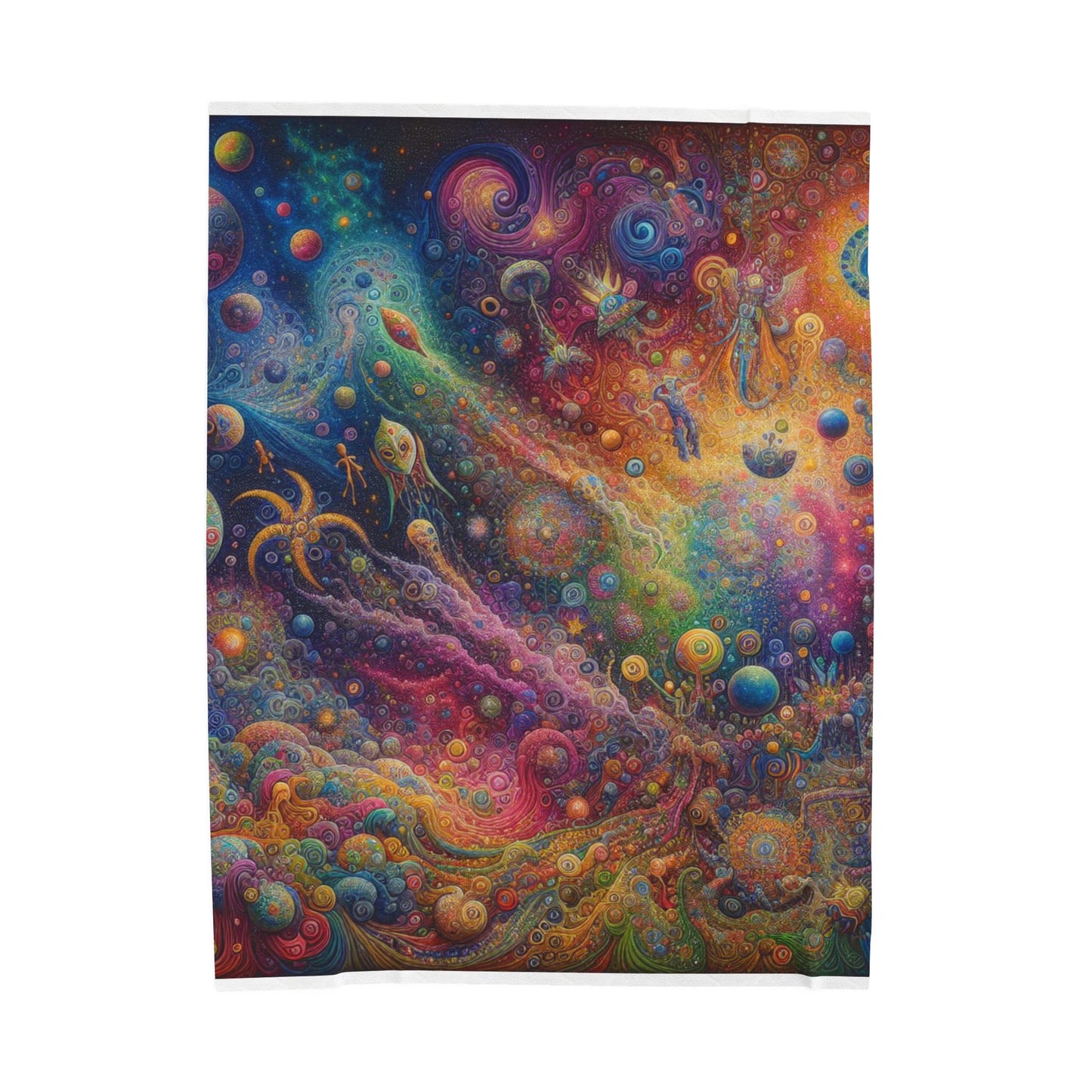 Cosmic Odyssey - Plush Blanket