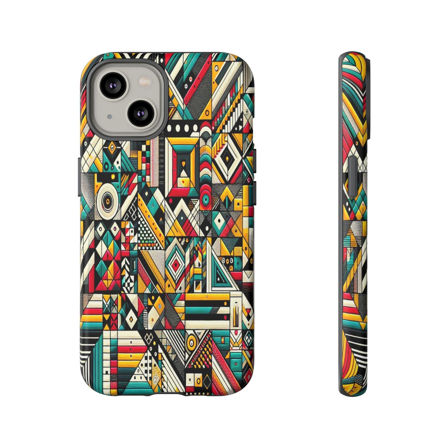 Custom ProtectiveGeometric KaleidoscopeIphone Case Compatible With Iphone 16 15 14 - Phone Cover