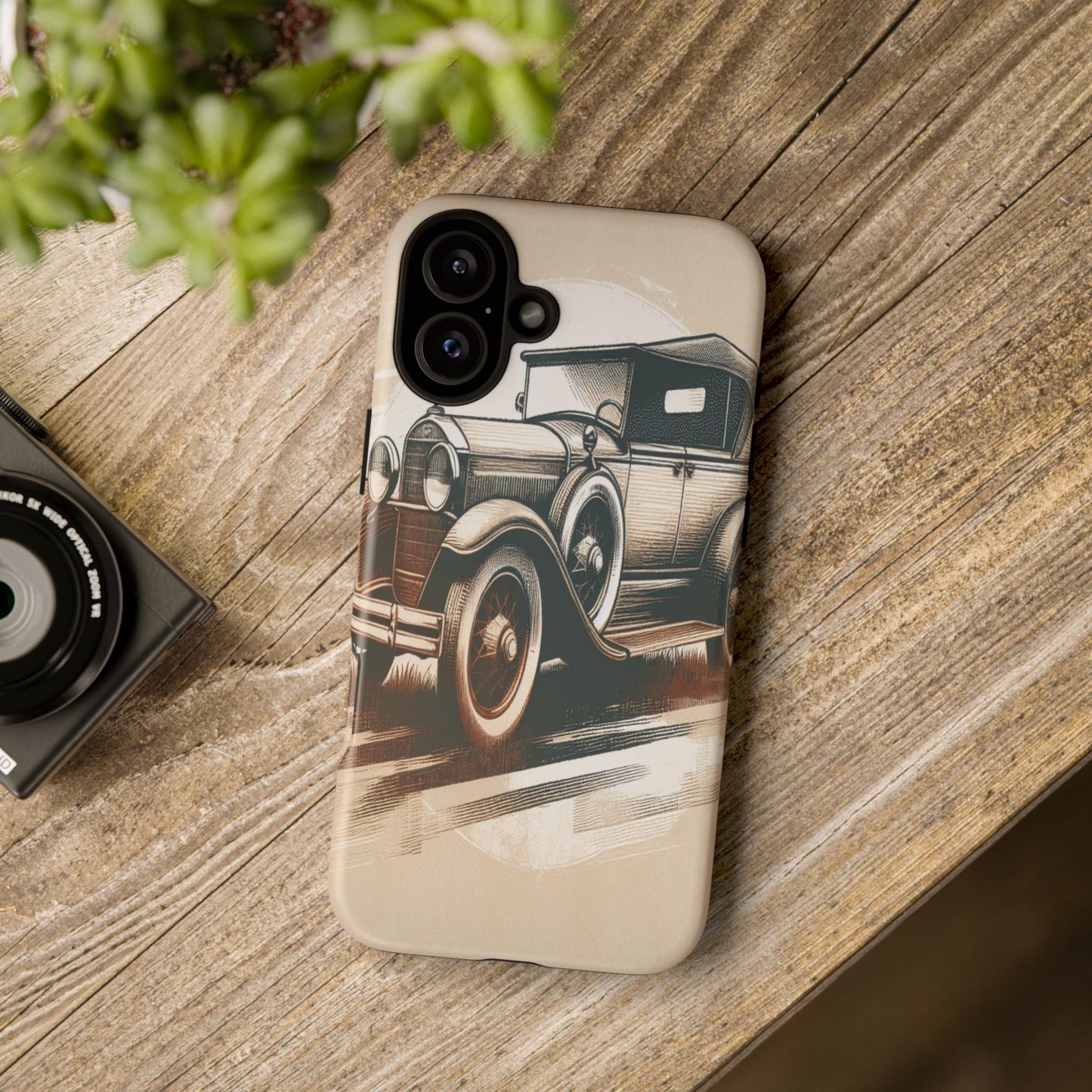 Vintage Wheels in Motion - Phone Case