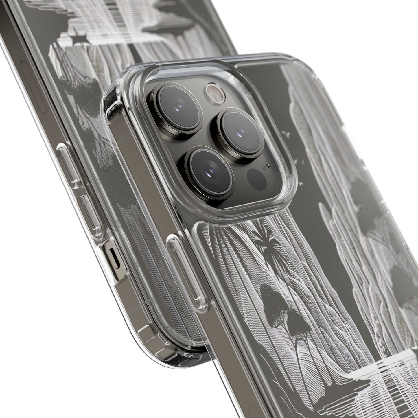 Transparent Journey Through the Cliffs Iphone Case Compatible With Iphone 16 15 14 - Clear Phone Cover