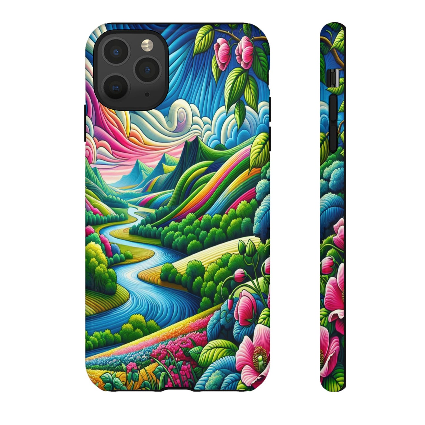 Colorful Landscape Fantasy - Phone Case