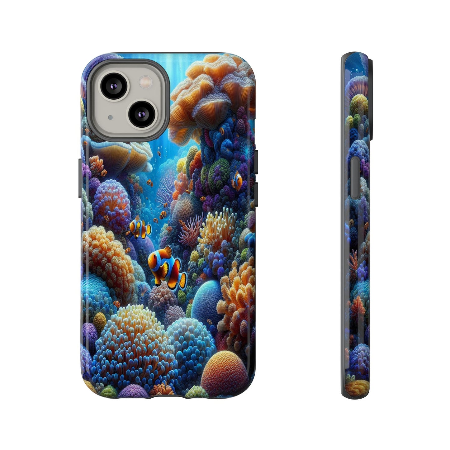 Custom ProtectiveUnderwater Paradise Alive with ColorIphone Case Compatible With Iphone 16 15 14 - Phone Cover