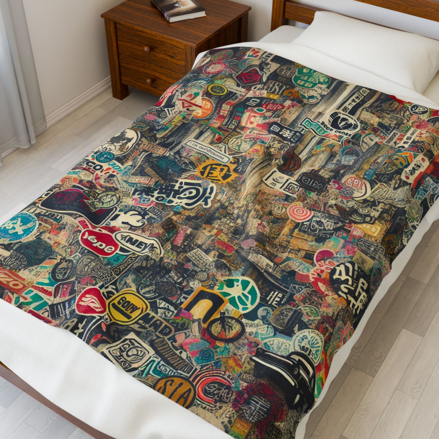 Sticker Medley - Plush Blanket