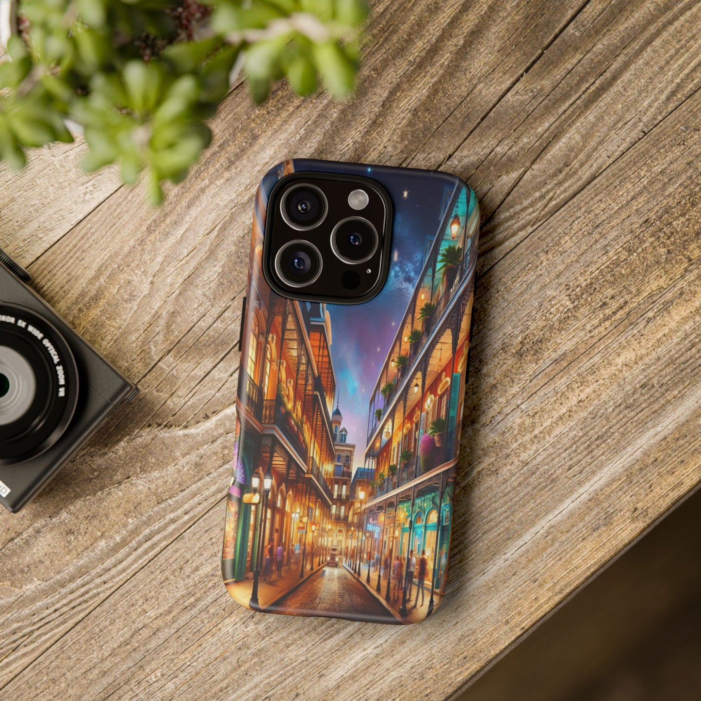 Starlit Street in the City - Phone Case