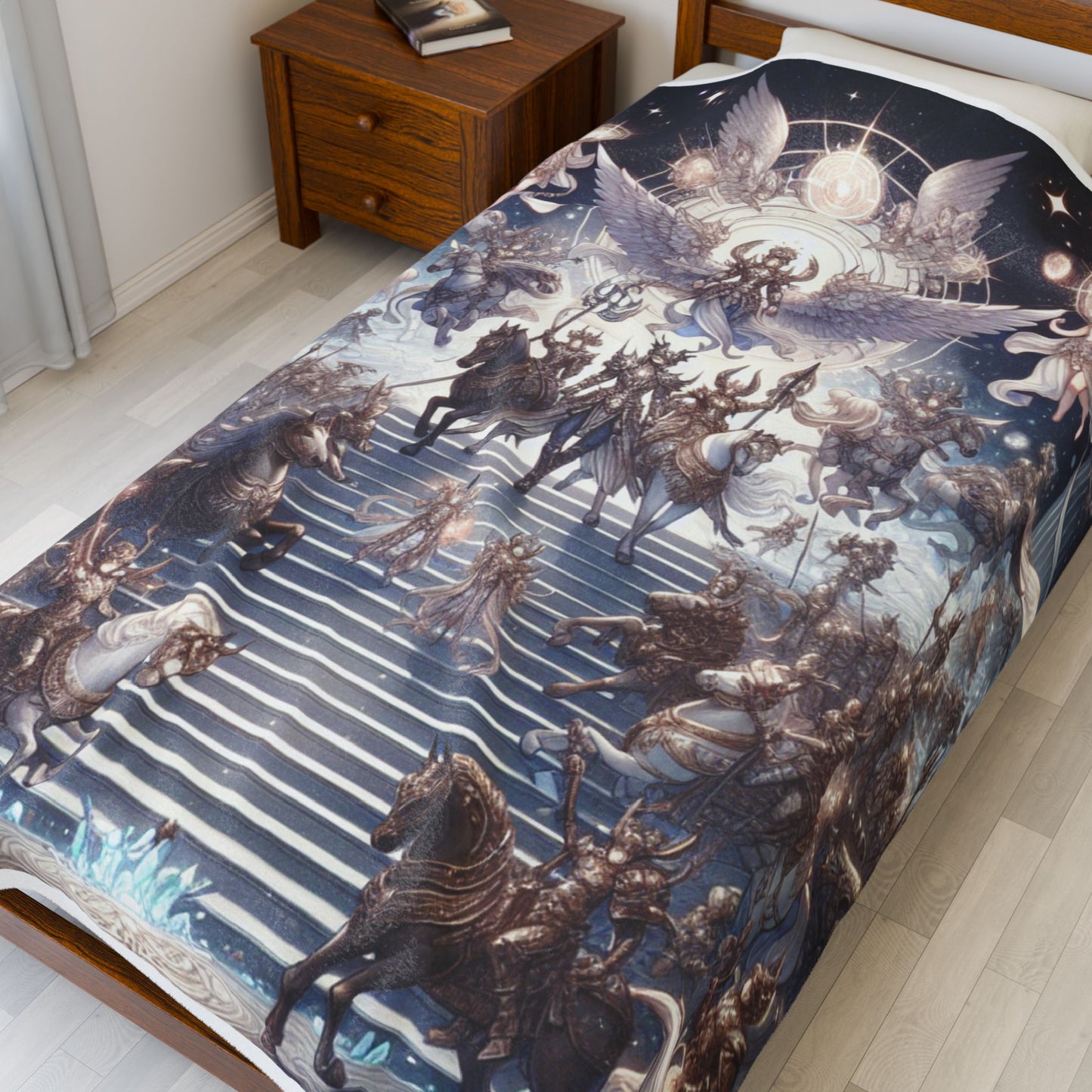 Heavenly Ascent - Plush Blanket