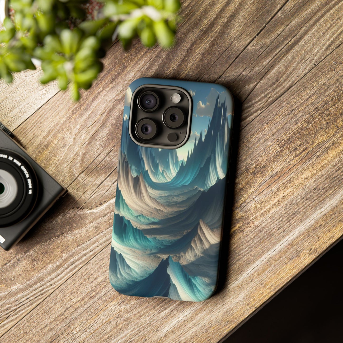 Whispering Peaks of Imagination - Phone Case