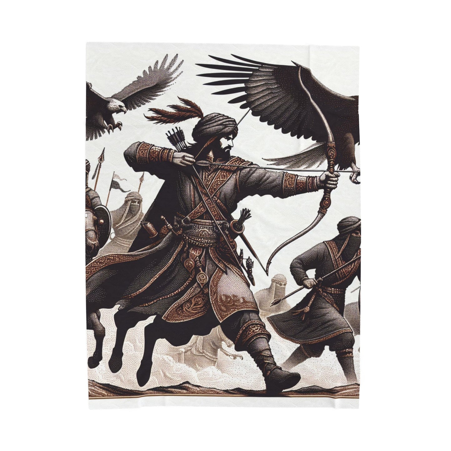 Eagle's Command - Plush Blanket
