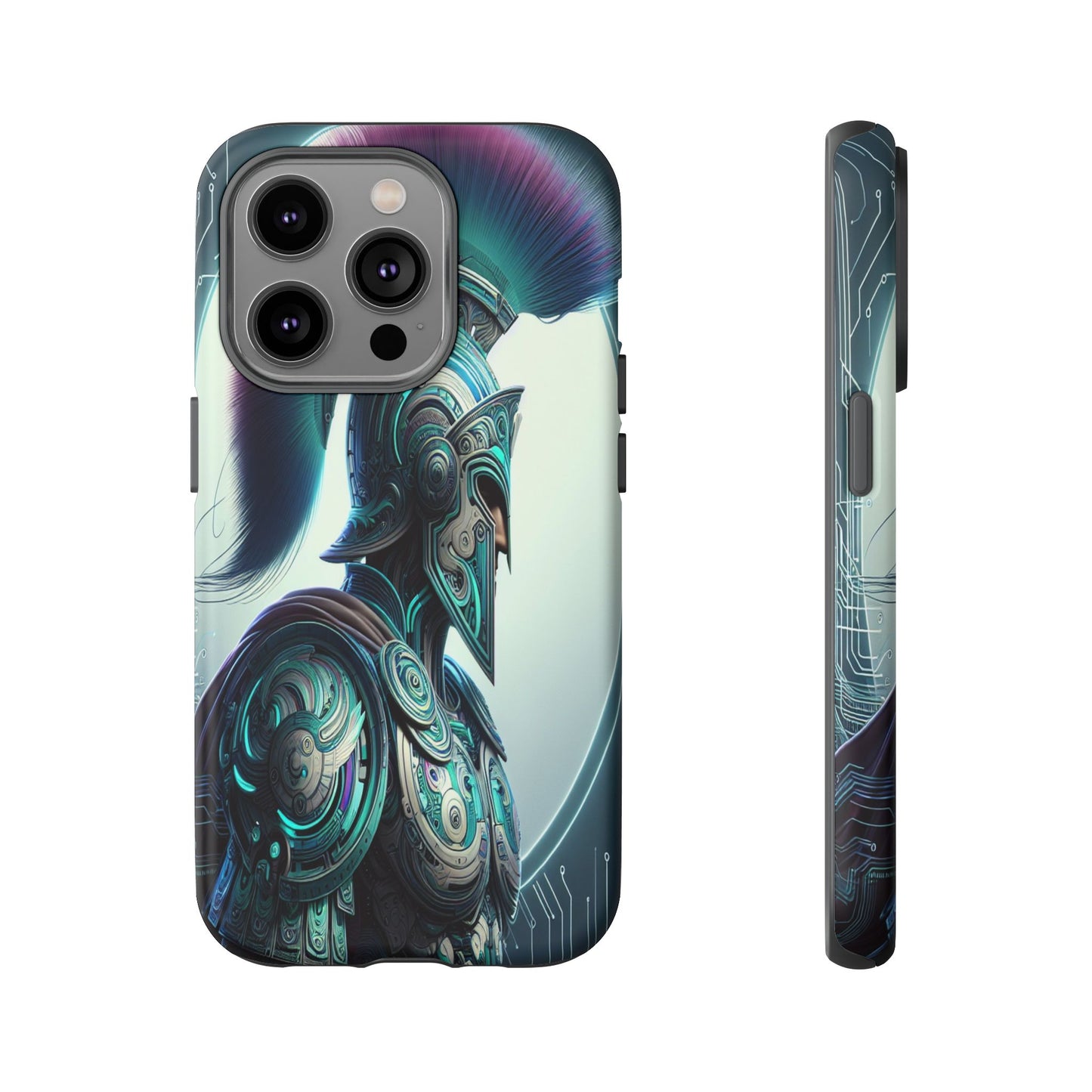 Custom ProtectiveGuardian of the Digital RealmIphone Case Compatible With Iphone 16 15 14 - Phone Cover